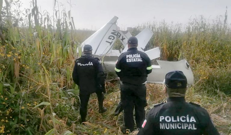 Reportan desplome de avioneta en el municipio de Otzolotepec