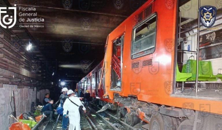 FGJ imputa homicidio y lesiones a conductor del tren que colisionó en Línea 3 del Metro