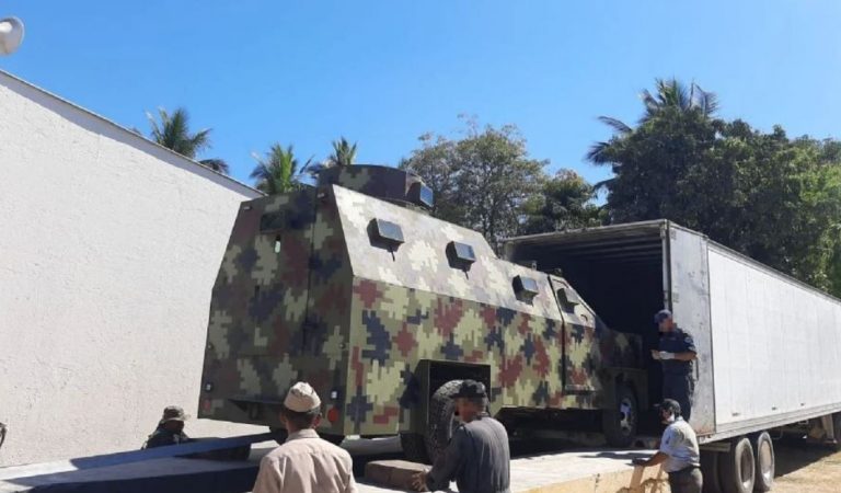 Semar intercepta y decomisa vehículos blindados del CJNG