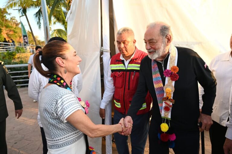 Slim aplaude estrategia de Sheinbaum en Acapulco