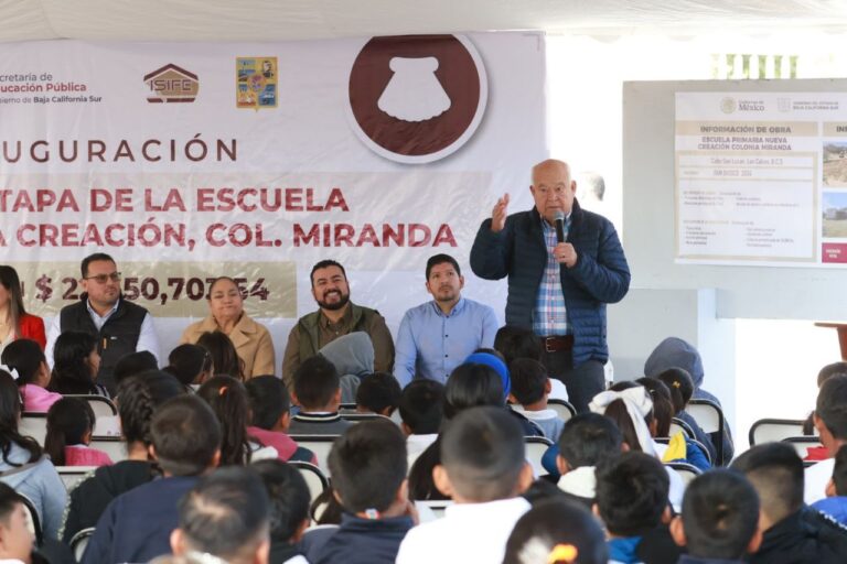 Entrega Gobernador VMCC nuevas instalaciones educativas en Los Cabos