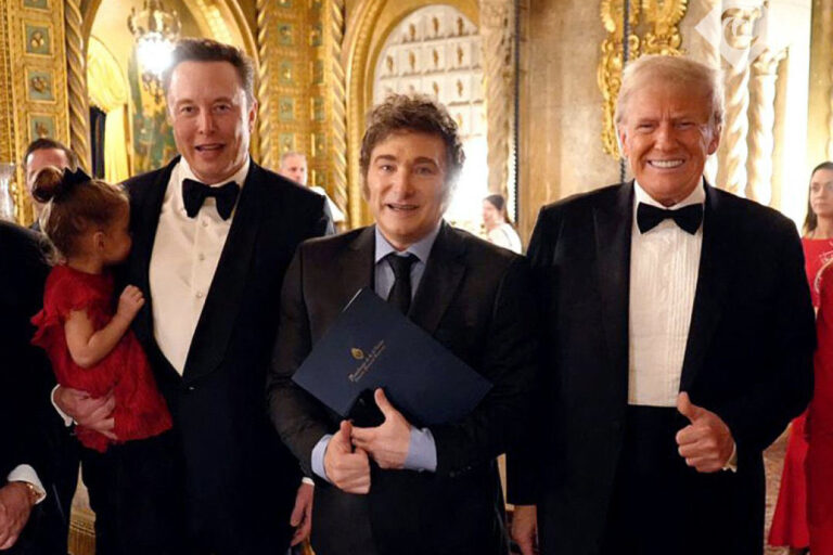 Llegan líderes a gala hispana previo a investidura de Trump; Milei se lanza contra “basura woke”