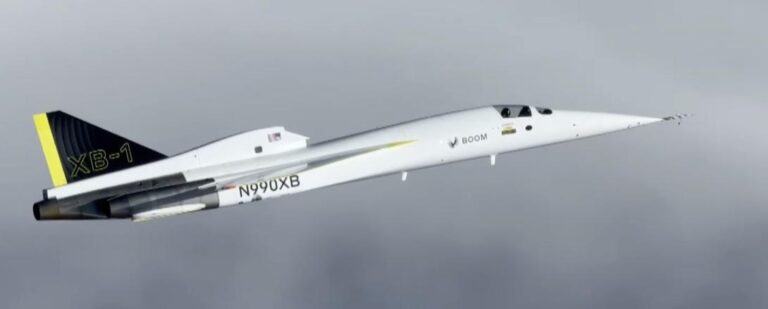 El XB-1 de Boom Supersonic rompe la barrera del sonido