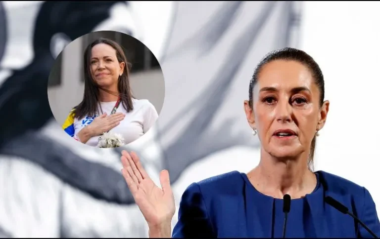 Sheinbaum se pronuncia sobre lo ocurrido con María Corina Machado en Venezuela
