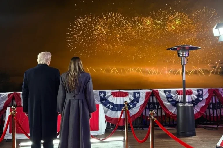 Trump celebra su regreso al poder con fuegos artificiales a las afueras de Washington