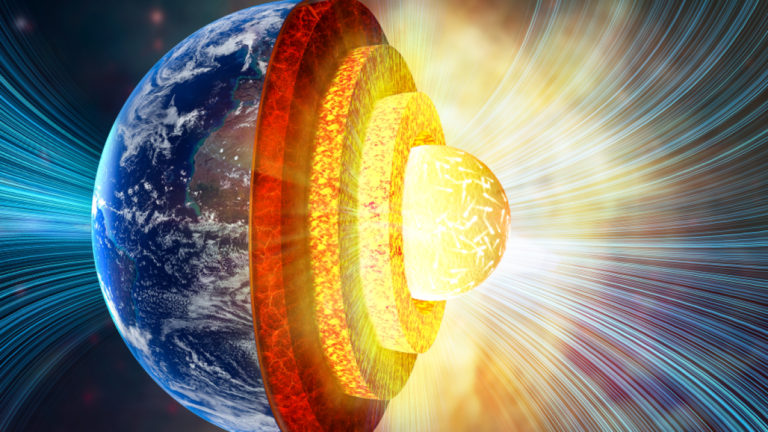 Detectan cambios en el núcleo interno sólido de la Tierra