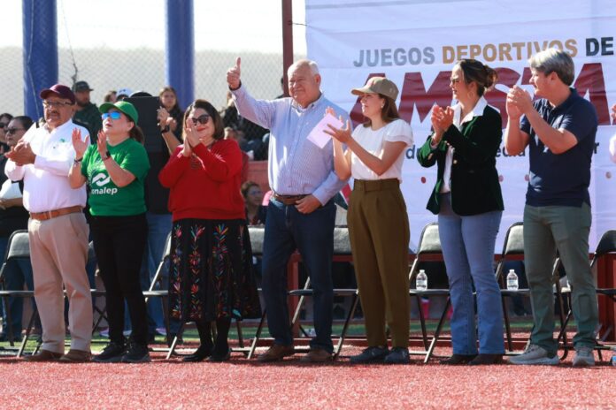 El gobernador Víctor Castro pone en marcha los Juegos Deportivos de la Amistad en La Paz.