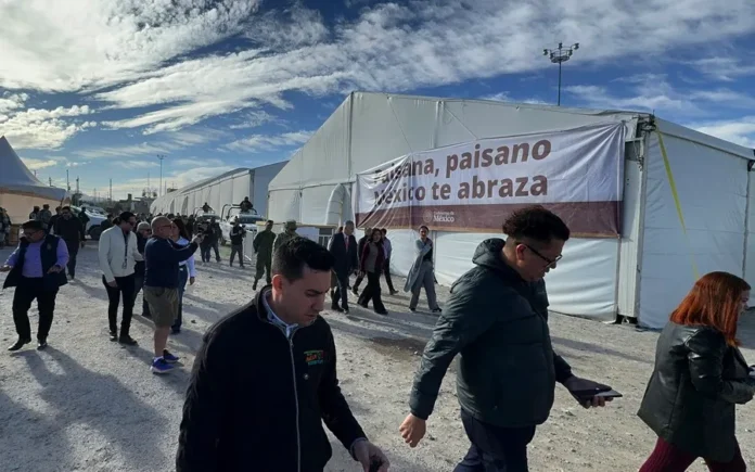 México abre un centro para recibir a deportados por Trump en Ciudad Juárez.