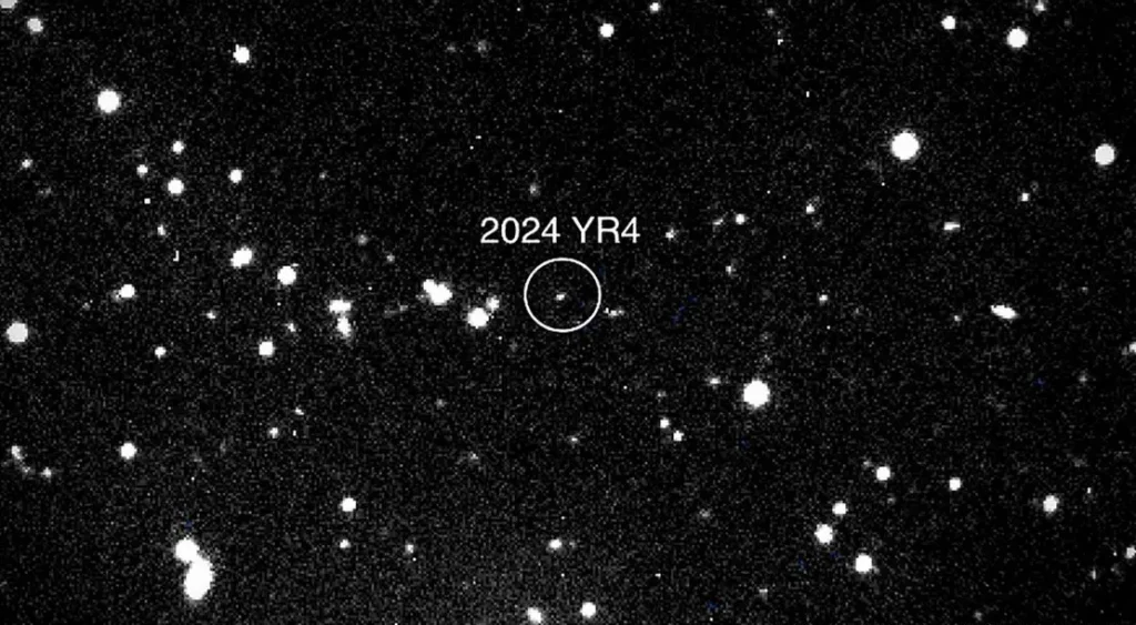 2024 YR4: asteroide con la mayor probabilidad de impacto jamás registrada