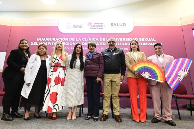 Delfina Gómez inaugura Clínica de Diversidad Sexual y renueva Unidad Deportiva