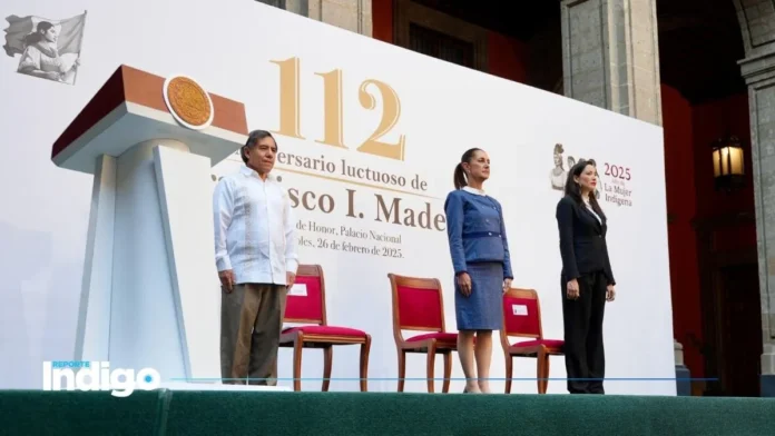 Sheinbaum rinde homenaje a Francisco I. Madero en su aniversario luctuoso