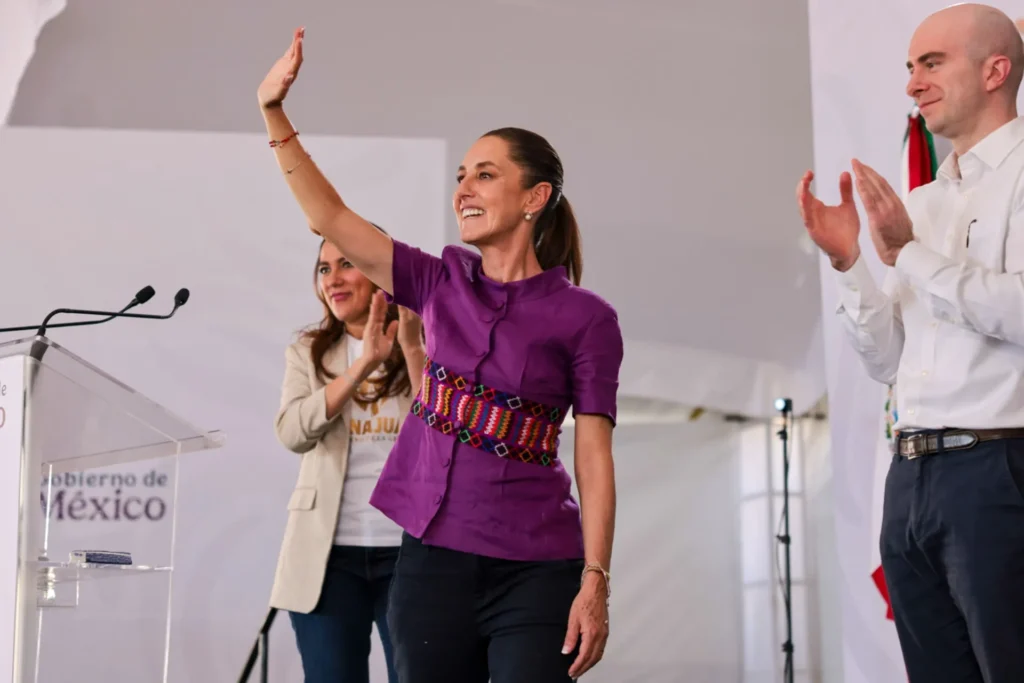 Sheinbaum y Libia García trabajarán juntas por Guanajuato