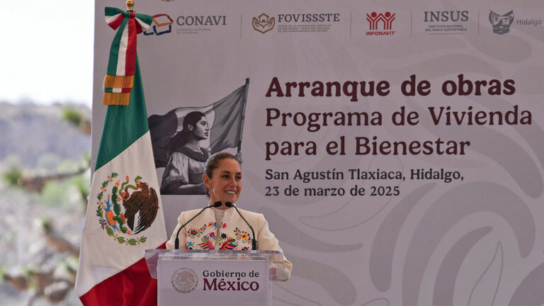 Sheinbaum impulsa elección judicial y anuncia programa de vivienda en Hidalgo