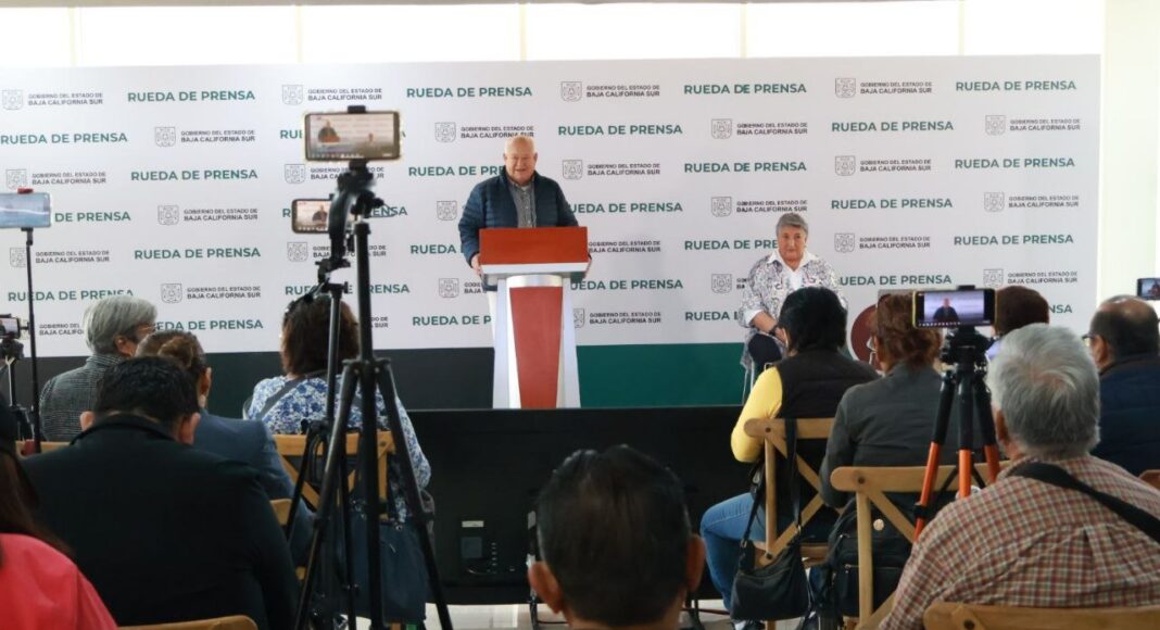 Gobernador de BCS, Víctor Castro, asegura transparencia