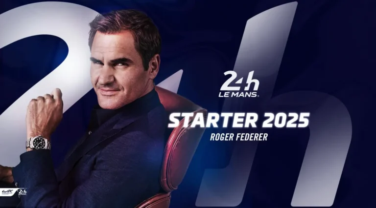 Roger Federer dará el banderazo de salida en las 24 Horas de Le Mans