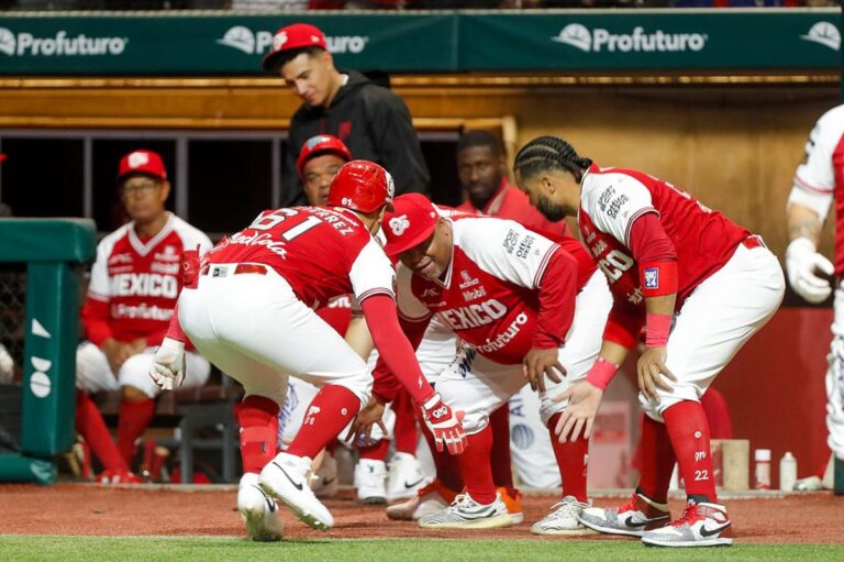 Diablos Rojos arrasan 15-2 a Titanes en la Baseball Champions League