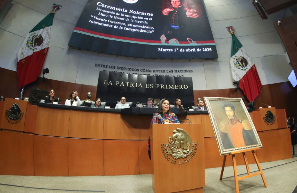 Senado rinde homenaje a Vicente Guerrero con inscripción en el Muro de Honor 3 Senado rinde homenaje a Vicente Guerrero con inscripción en el Muro de Honor
