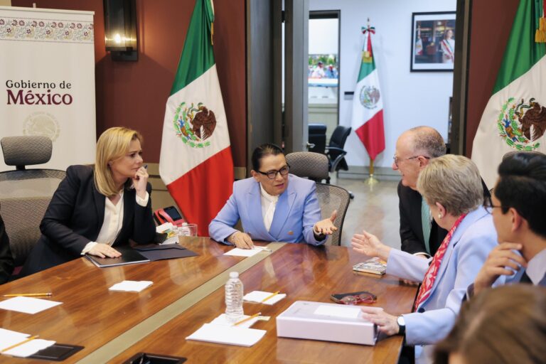 Rosa Icela y Maru Campos acuerdan colaboración por tratado de aguas