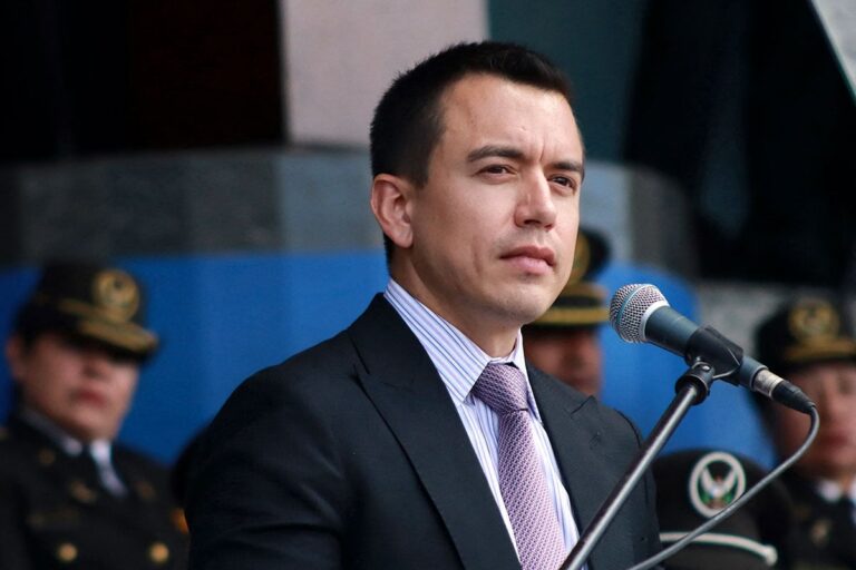 México no reanudará relaciones con Ecuador mientras Noboa siga en el poder