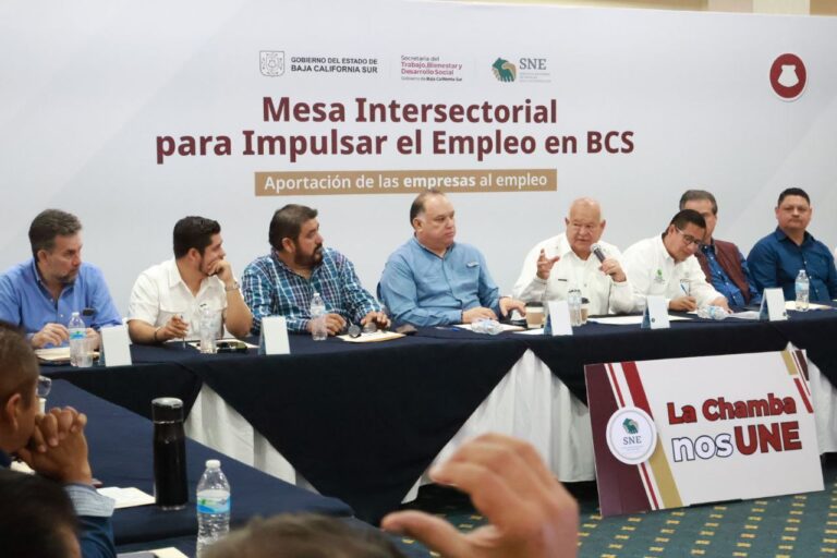Gobernador de BCS llama a fortalecer acciones conjuntas para impulsar el empleo