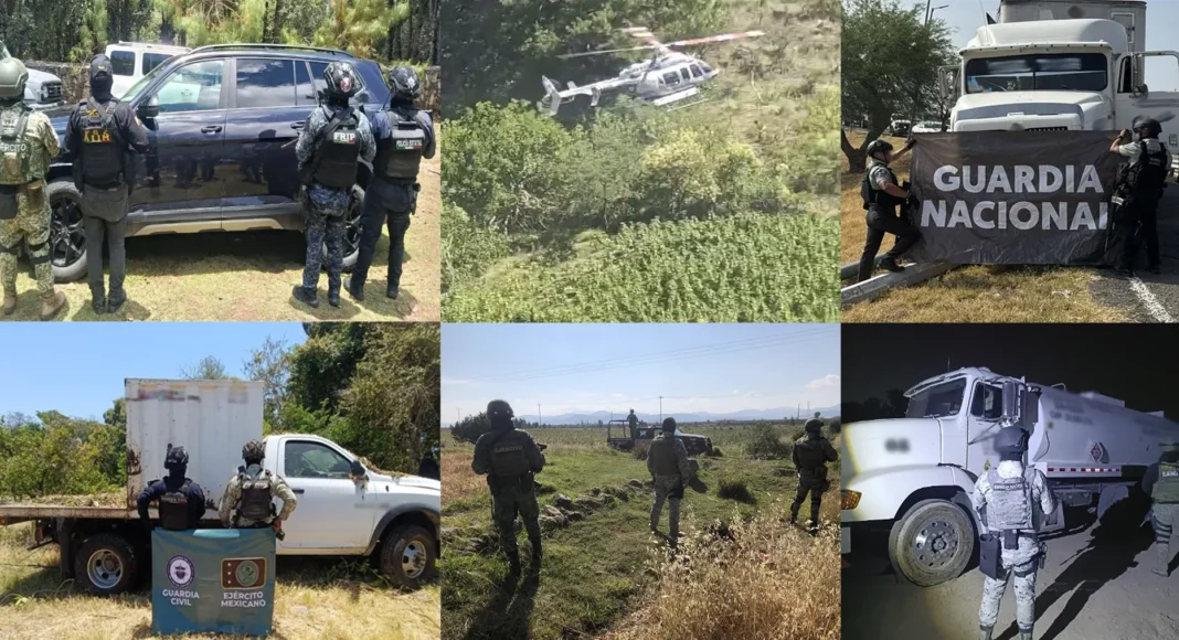 Gabinete de Seguridad actúa en varios estados 22 abril 2025