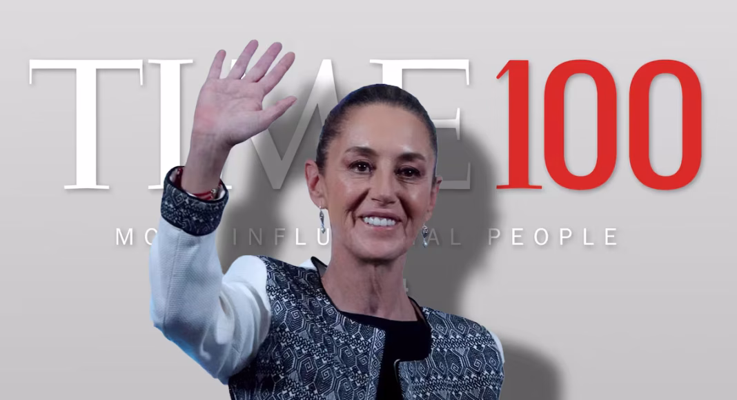 Claudia Sheinbaum en los 100 líderes más influyentes de Time
