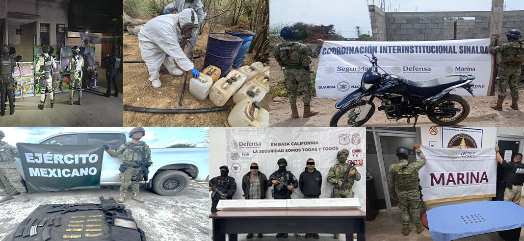 Resultados de la Operación Frontera Norte al 24 de abril