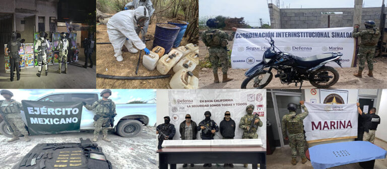 Resultados del Gabinete de Seguridad por la “Operación Frontera Norte” al 24 de abril