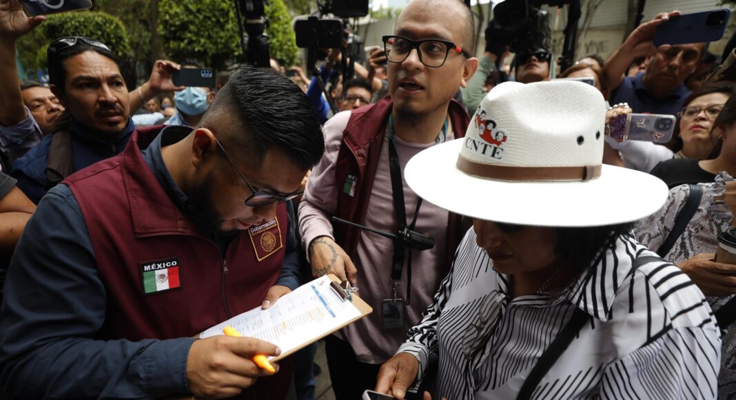 CNTE reanuda diálogo y exige ser recibida por Sheinbaum