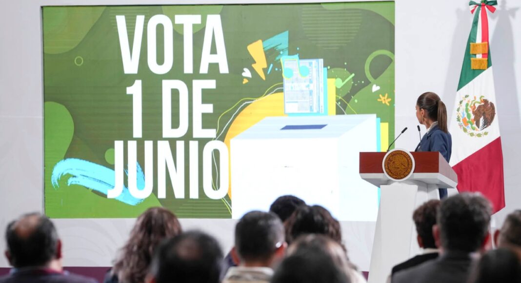Sheinbaum llama a votar rumbo al cierre de campañas judiciales