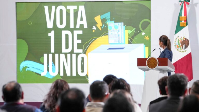 Sheinbaum llama a votar rumbo al cierre de campañas judiciales
