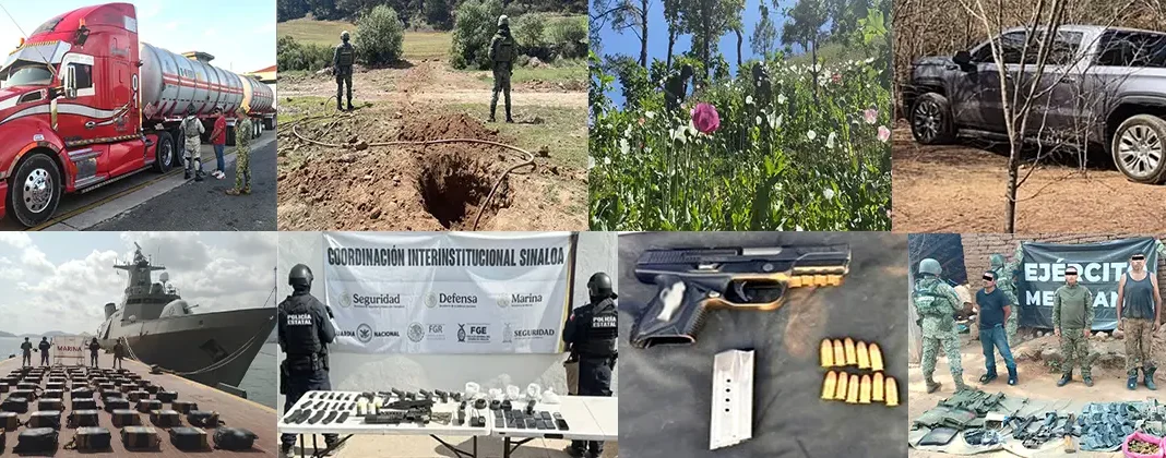 Acciones de Seguridad en México - Informe 12 Mayo 2025