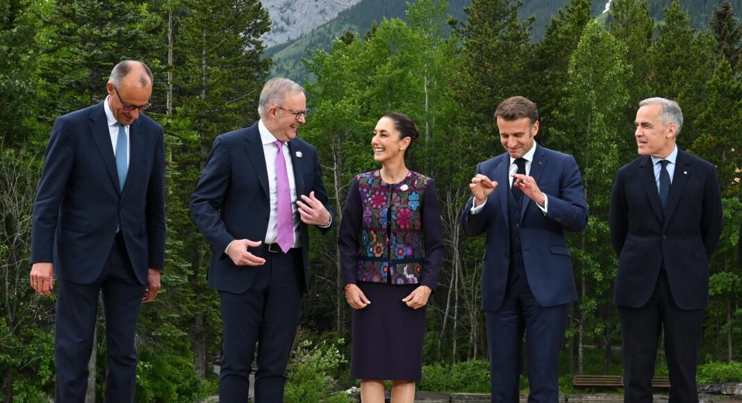 Sheinbaum en G-7: el mundo necesita paz con justicia social