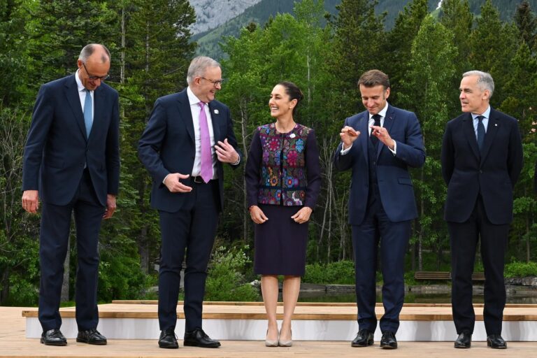 Sheinbaum en G-7: el mundo necesita paz con justicia social