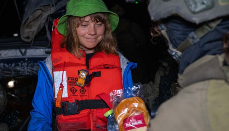 Israel intercepta flotilla con Greta Thunberg rumbo a Gaza