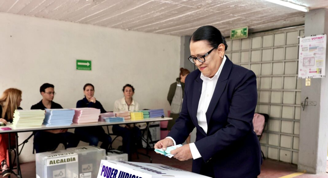 Rosa Icela Rodríguez garantiza tranquilidad para votar