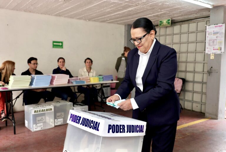 Rosa Icela Rodríguez garantiza tranquilidad para votar