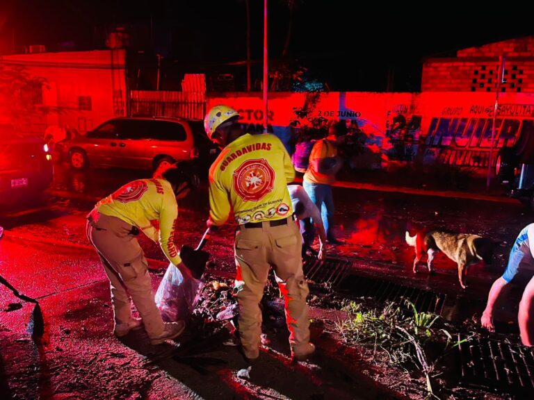 Lluvias provocan inundaciones y caída de árboles en Nayarit