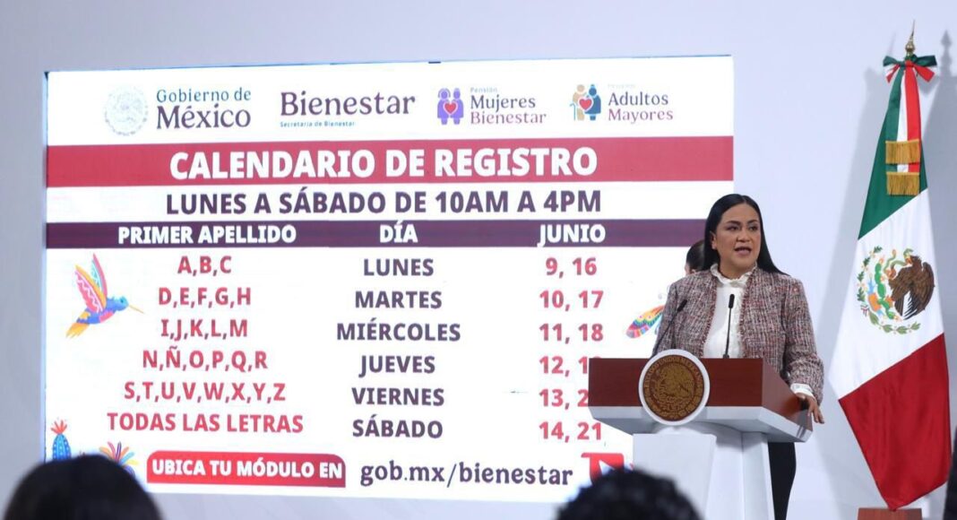 Abren registro para pensiones a mujeres y adultos mayores