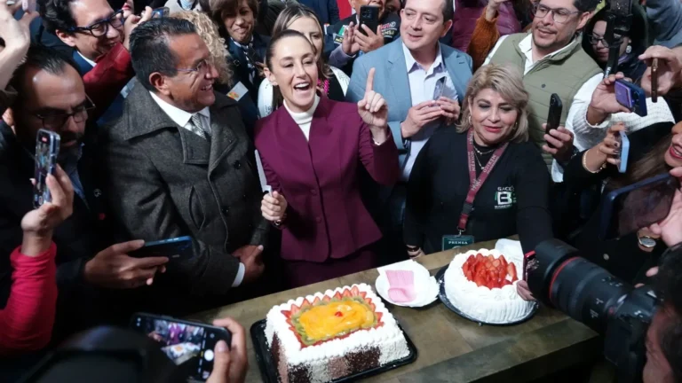 Sheinbaum celebra su primer cumpleaños como presidenta
