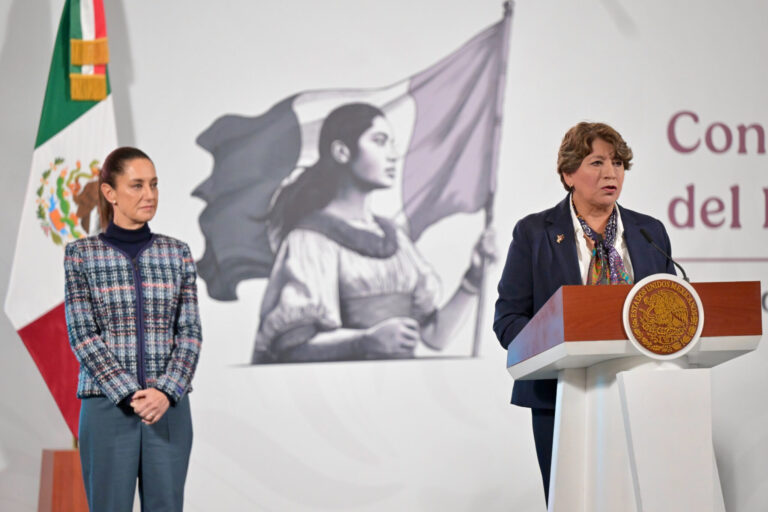 Delfina Gómez advierte riesgo de ser rebasados por lluvias en Edomex