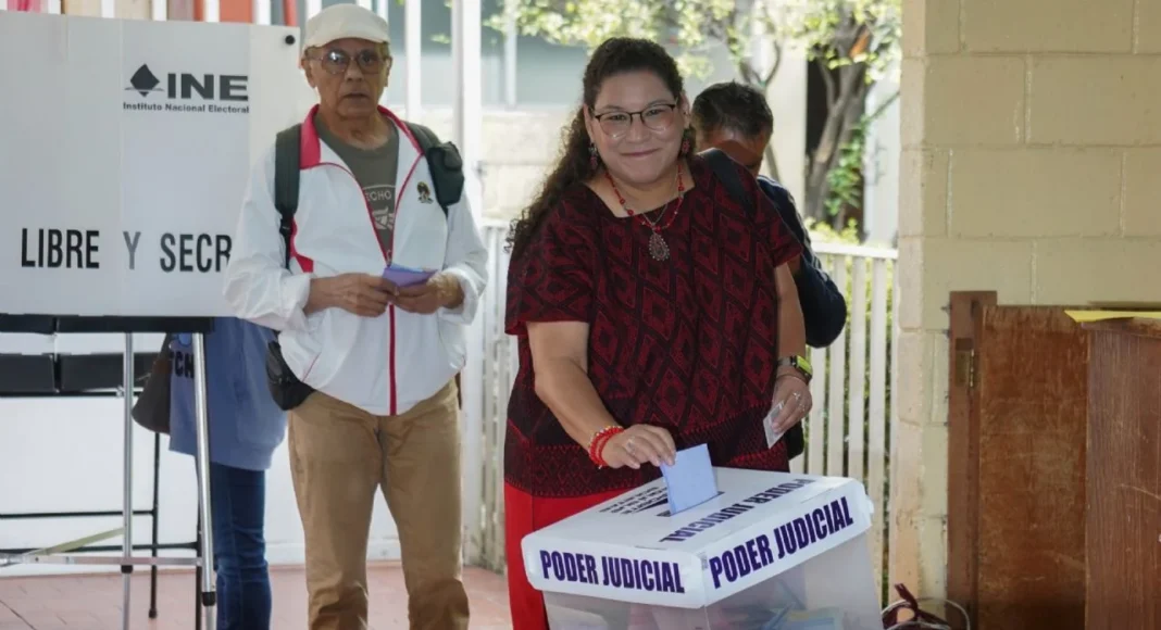 Lenia Batres celebra elección judicial como un hecho histórico