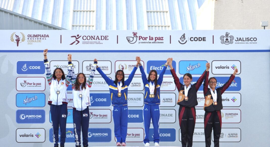 Suma Baja California Sur 16 medallas en los Juegos Nacionales CONADE 2025