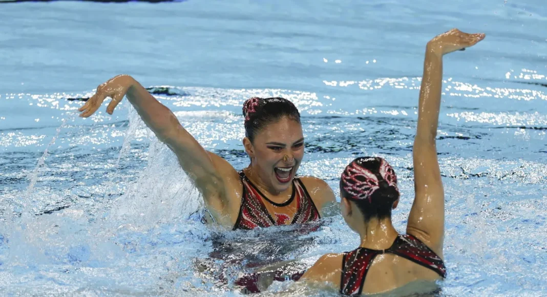 México termina 11° en dueto libre de natación artística