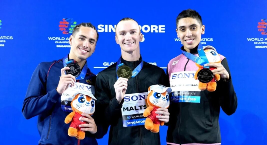 Diego Villalobos hace historia con México en Mundial de Natación