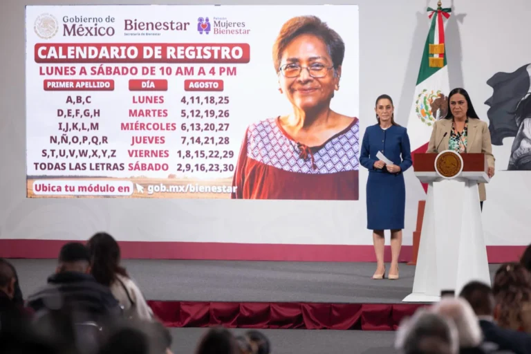 Inicia el 1 de agosto inscripción para Pensión Mujeres Bienestar