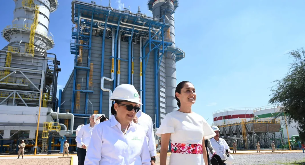 Claudia Sheinbaum inaugura planta de ciclo combinado en San Luis Potosí