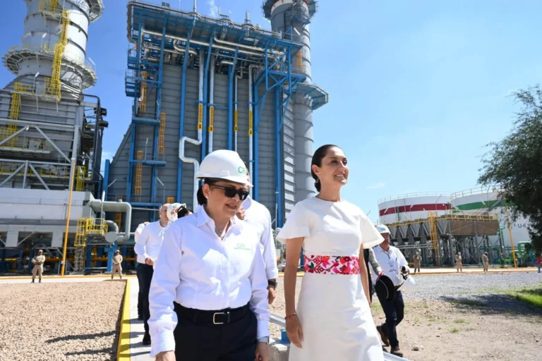 Claudia Sheinbaum inaugura planta de ciclo combinado en San Luis Potosí