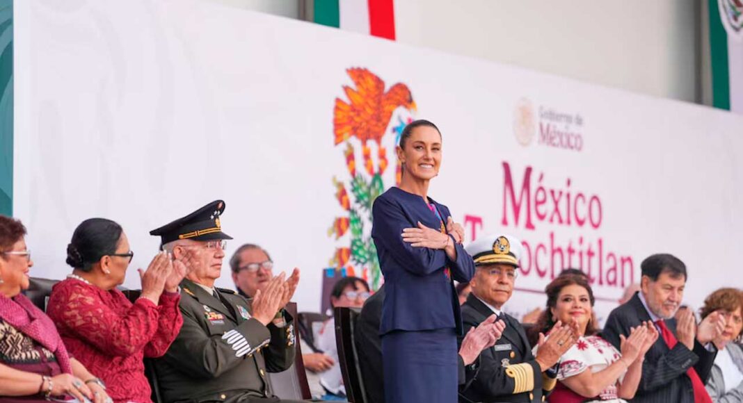 Sheinbaum llama a honrar legado de Tenochtitlan con justicia