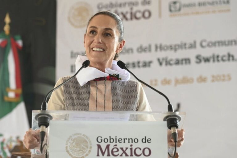 Inaugura Sheinbaum hospital IMSS Bienestar en territorio yaqui